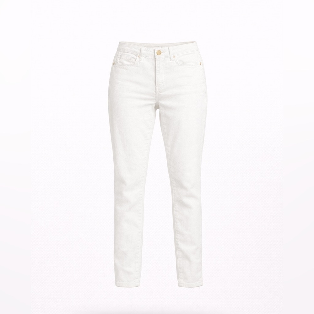 FRAME Women’s Le Skinny de Jeanne Crop Jeans Size 28 White - Picture 1 of 10